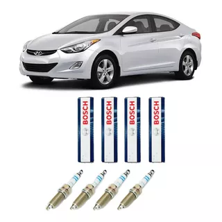 Jogo De Velas Original Bosch Elantra 1.8 2011 2012 2013 2014