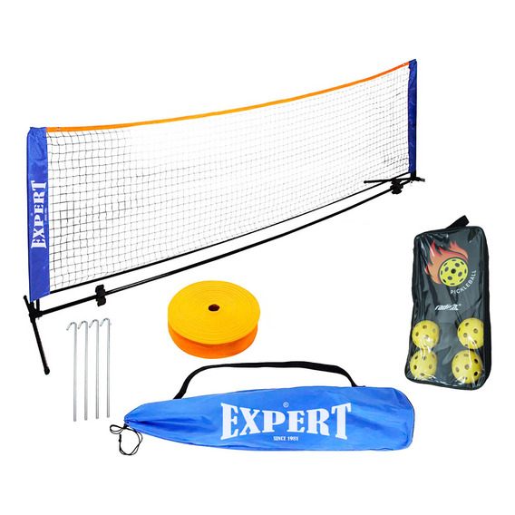 Set Futbol Tenis 2 Paletas 4 Pelotas Pickleball N1 - El Rey