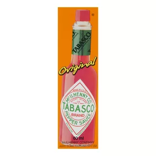 Molho De Pimenta Vermelha Original Tabasco Sem Glúten 60 Ml