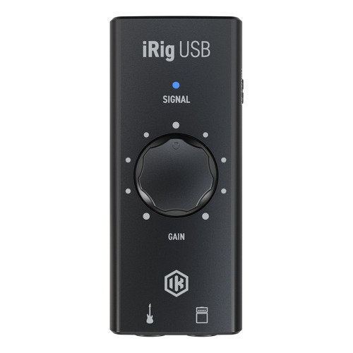 Interfaz de audio Ik Multimedia Irig USB para guitarra digital, color negro, 110 V/220 V