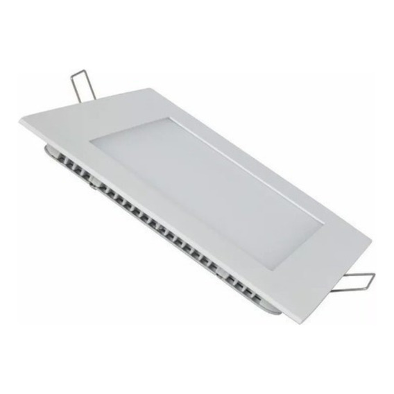 Plafon Embutir Cuadrado Led 18w Luz Calida Candela