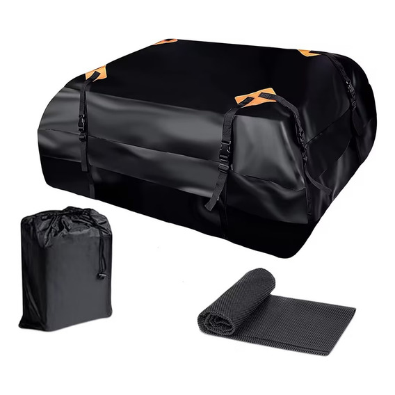 Bolso Portaequipaje Techo Auto Impermeable + Alfombra 425 Lt