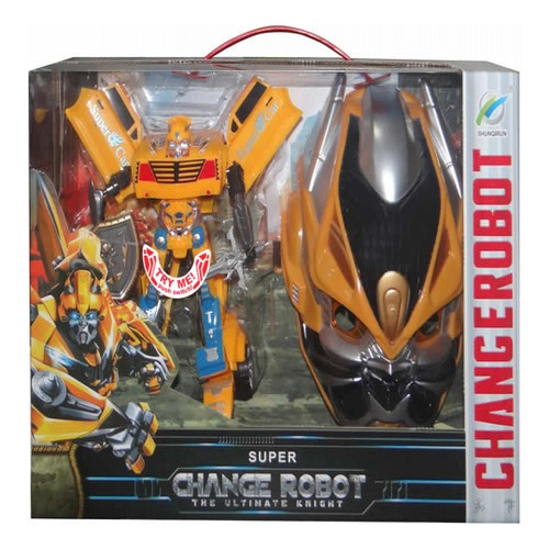 Juguete Robot Transformer Auto Mascara Bumblebee Explorer Fan