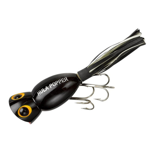 Señuelo Arbogast Hula Popper Tararira G750 Color G750-02 BLACK