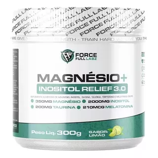 Suplemento Magnésio Inositol 100% Natural Halal Force Full