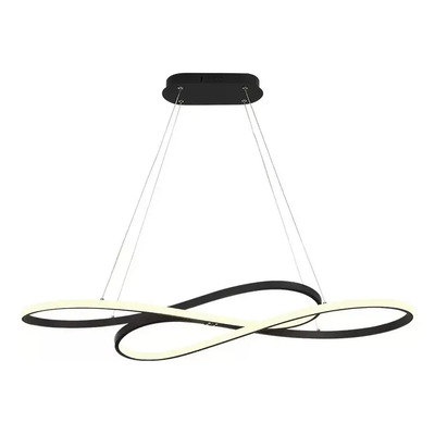 Lampara Colgante L5050 Led Cct Diseño Negro Luz Desing Negro