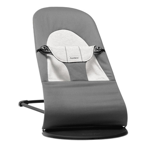 Silla mecedora para bebé BabyBjörn Balance Soft gris oscuro/gris