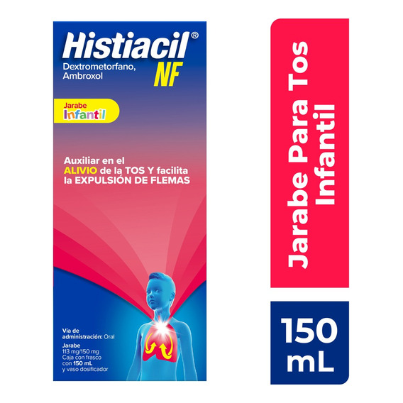 Jarabe Para La Tos Histiacil Nf Infantil En Frasco 150 Ml