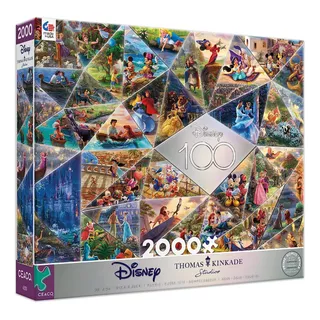 Rompecabezas Disney Edición 100th Aniversario - 2000 Piezas.