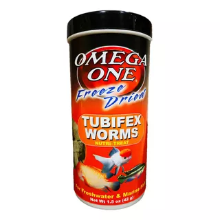 Omega One Tubifex 42g Gusano Liofilizado - g a $858