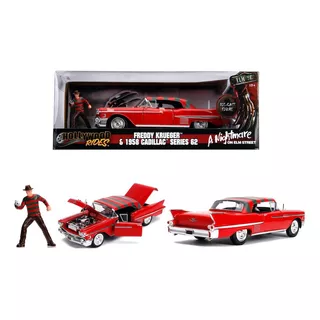 Jada 1:24 Cadillac Serie  1962  W Freddy Krueger Pesadilla 