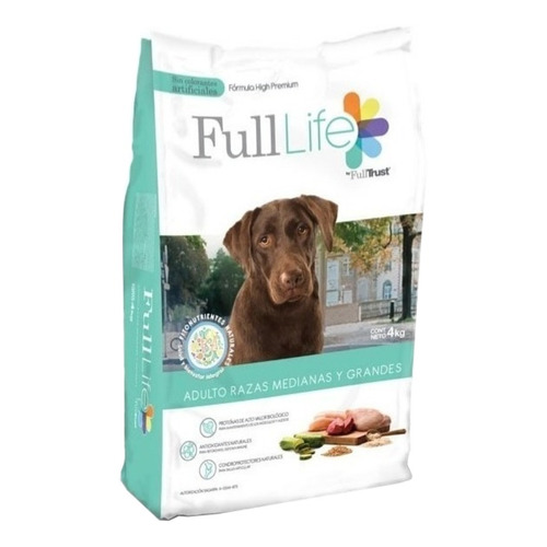 Alimento Full Life Razas Medianas y Grandes para perro adulto de raza  mediana y grande en bolsa de 4kg