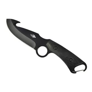 Cuchillo Trigger, Mormaii, Con Estuche Color Negro