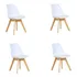 Silla Eames Pack 4 Unidades Acolchonada Calidad Premium