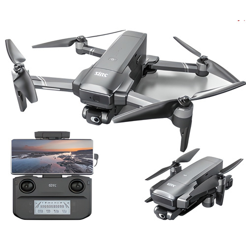 Drone SJRC F22s Pro con cámara 4K gris 1 batería