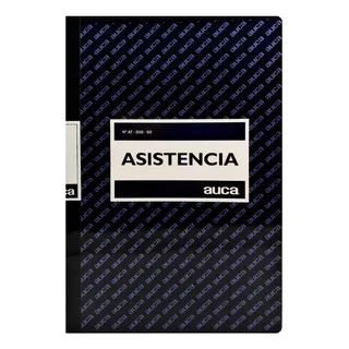 Libro De Asistencia 100 Hojas Auca