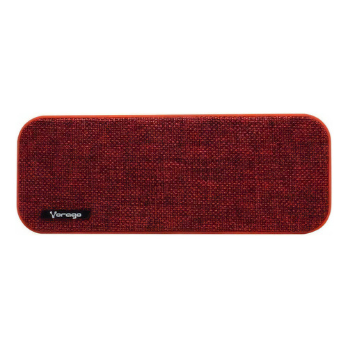 Bocina Portatil Recargable Vorago Bsp-150 Bluetooth 3.5mm /v Color Rojo