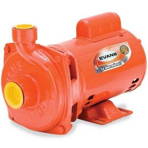 Bomba Centrifuga Evans De 1 Hp Para Bombeo De Agua Limpia Color Naranja Fase eléctrica Monofásica Frecuencia 60Hz