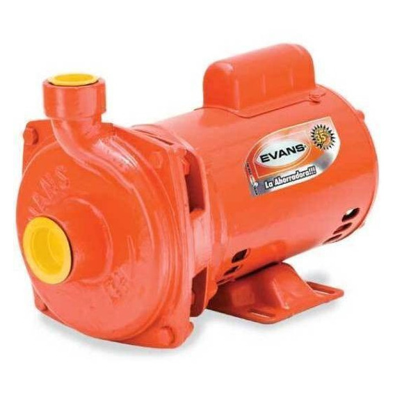 Bomba centrífuga centrífuga monofásica Evans 3HME100 1hp color naranja 127V/220V