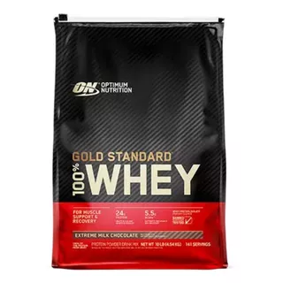 Suplemento En Polvo Optimum Nutrition  Proteína Gold Standard 100% Whey Proteína Sabor Extreme Milk Chocolate En Bolsa De 4.53kg