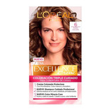 Kit Tinte L'Oréal Paris  Excellence Tintura L'Oréal Excellence Creme tono 6 rubio oscuro para cabello