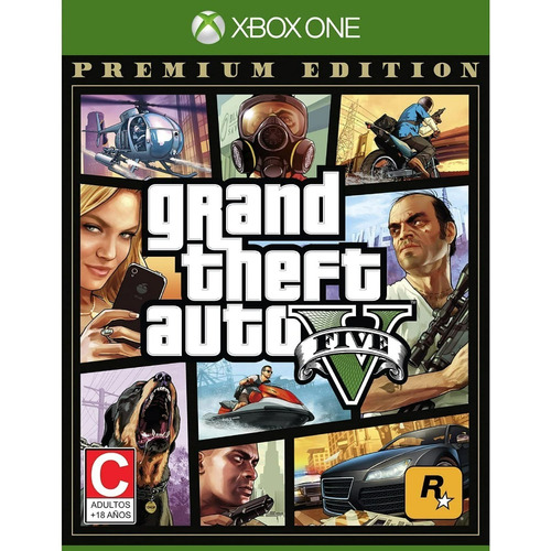 Grand Theft Auto V  GTA Premium Edition Rockstar Games Xbox One Físico