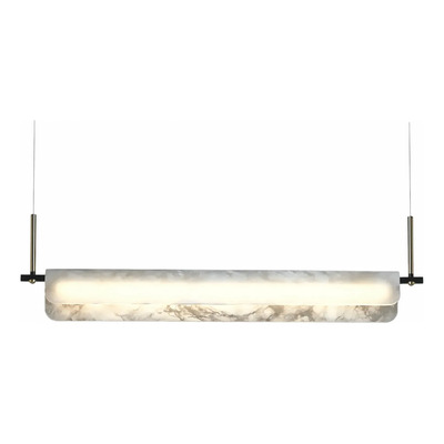 Lampara Colgante Techo Alabastro Cálida 22w 150×13cm