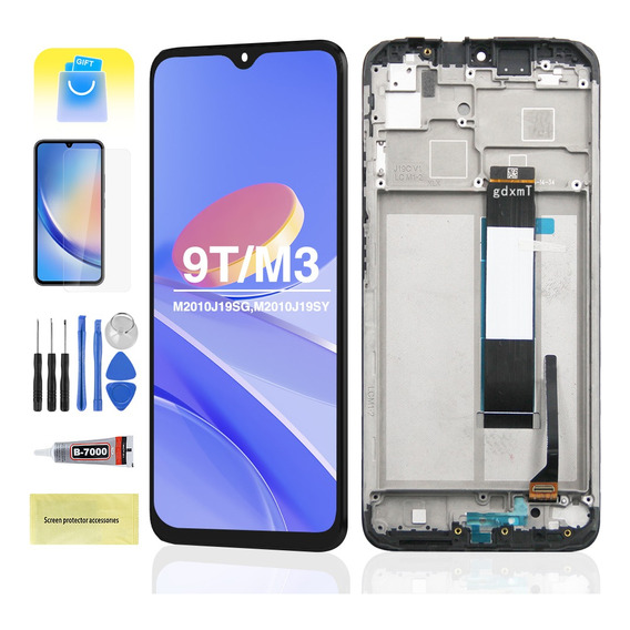 Pantalla Táctil Lcd Para Xiaomi Redmi 9t Con Marco Original