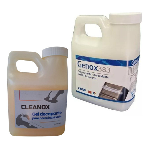 Gel Decapante Genox Trytech + Gel Pasivante Cleanox Chempo