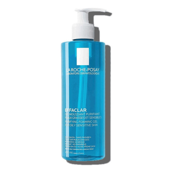 Gel Effaclar gel purificante La Roche-Posay día/noche para piel grasa/sensible de 400mL