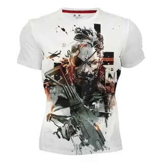 Playera Sublimada Full Print Metal Gear