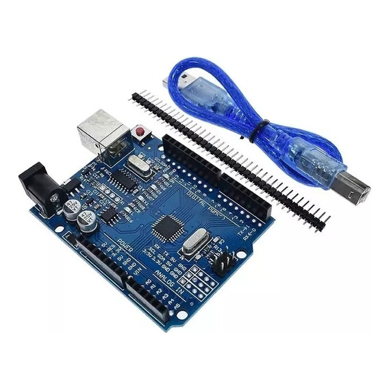 Placa De Desarrollo Uno R3 Mega328p Con Cable Usb