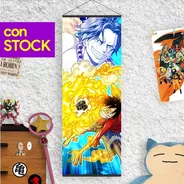 Lona De Luffy Y Ace Anime One Piece En Stock - Animeras