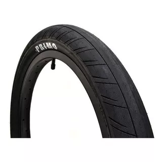 Cubierta Bmx Primo Churchill 2.45 Negra Bien Ancha Color Negro