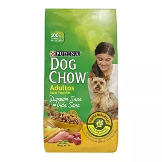 Alimento Dog Chow Vida Sana Digestión Sana Para Perro Adulto De Raza Pequeña Sabor Mix En Bolsa De 3 kg