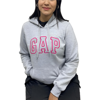 Sudadera Cerrada Para G A P De Mujer Con Logo Bordado