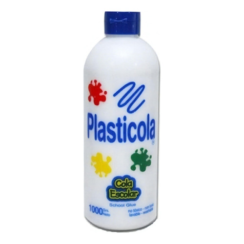 Plasticola 1 Litro 1000g Adhesivo Vinilico Cola Blanca