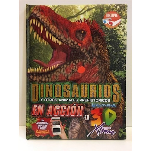 Libro Dinosaurios 3d - Ultra3d Extreme De Aa.vv