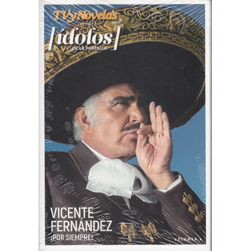 Revista Tv Novelas Idolos De La Pantalla Vicente Fernandez