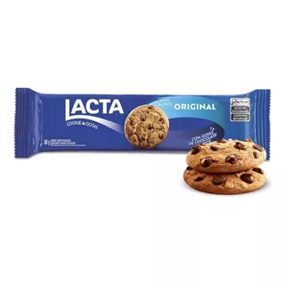 Cookies Biscoito Chocolate Ao Leite Lacta 80g