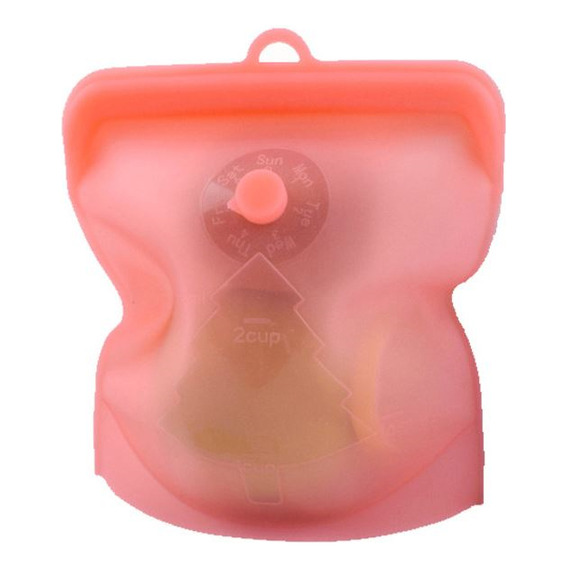 Bolsa De Silicona Reutilizable 1500ml, Para Freezer O Micro