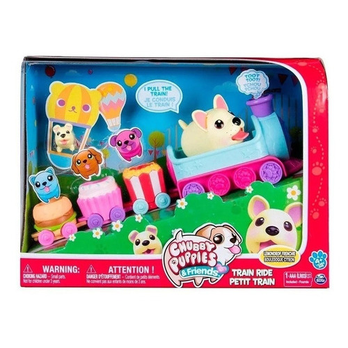 Chubby Puppies & Friends - Paseo En Tren - Spin Master 