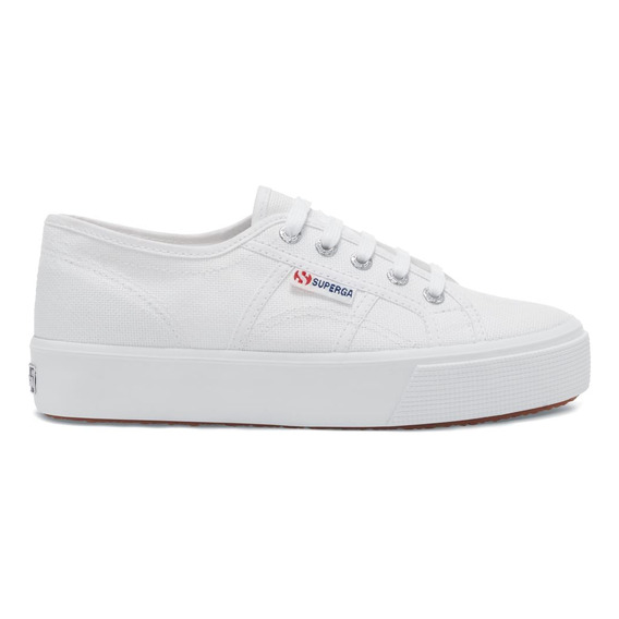 Tenis Plataforma Blanco 2730 Mid Platform Superga Superga