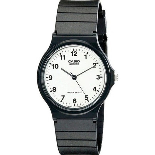 Reloj Casio Mq24 Unisex Blanco  *watchsalas* Full Color Del Fondo Blanco Mq-24-7b