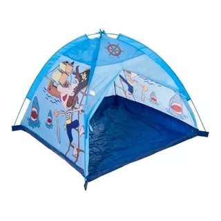 Barraca Esconderijo Pirata Tenda Infantil Toca Menino Grande Cor Azul