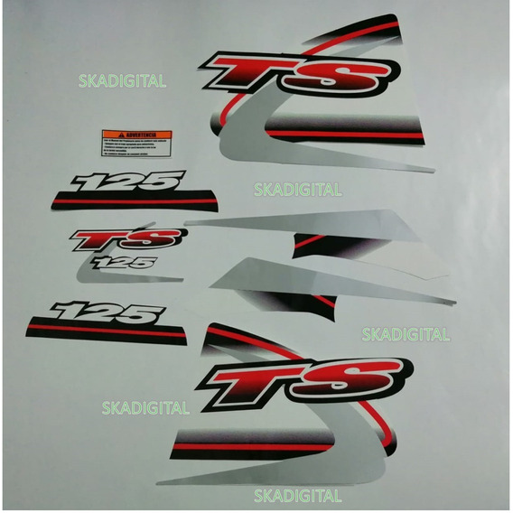 Kit Completo De Calcomanías Suzuki Ts 125 (2001)