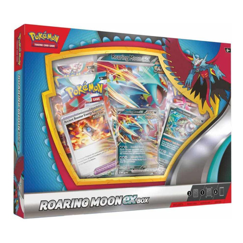 Pokemon Tcg Paradox Rift - Roaring Moon Ex Box Idioma Inglés