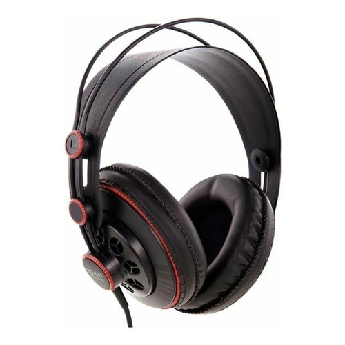 Audífonos Superlux HD681 negro y rojo