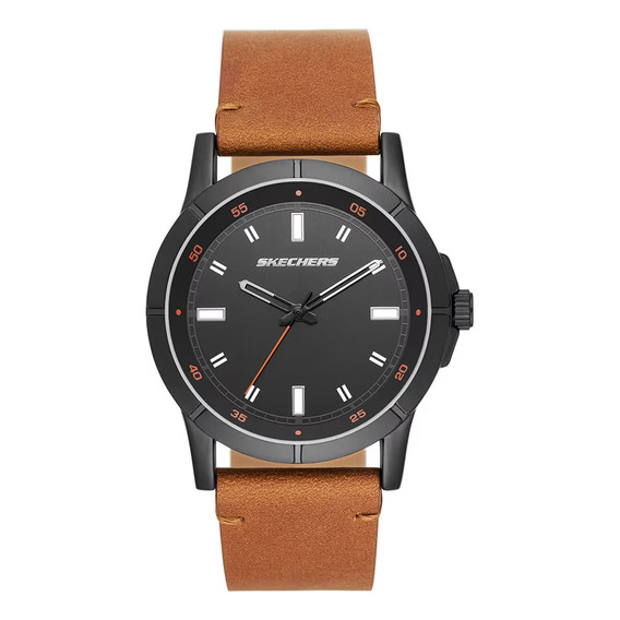 Reloj Para Hombre Skechers Robertson Sr5179 Marrón