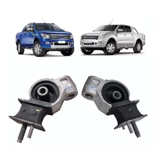 Par De Coxim Do Motor Ford Ranger 2.2 2.5 3.2 16v 2012/....